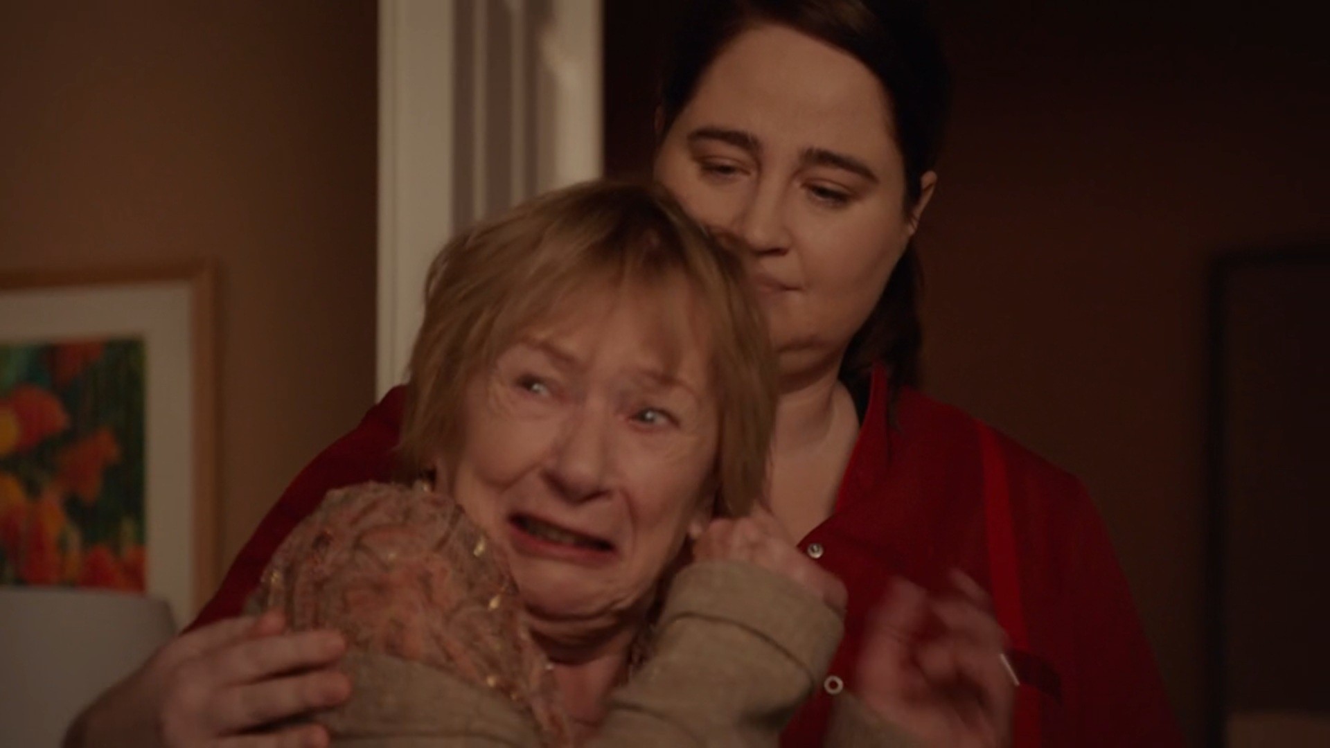 Elizabeth doet alsof Laura haar sloeg